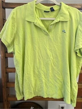 Baileys Point Lime Green Polo